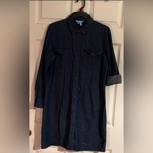 Draper James Shirt dress, denim, 100% cotton.  Size 10